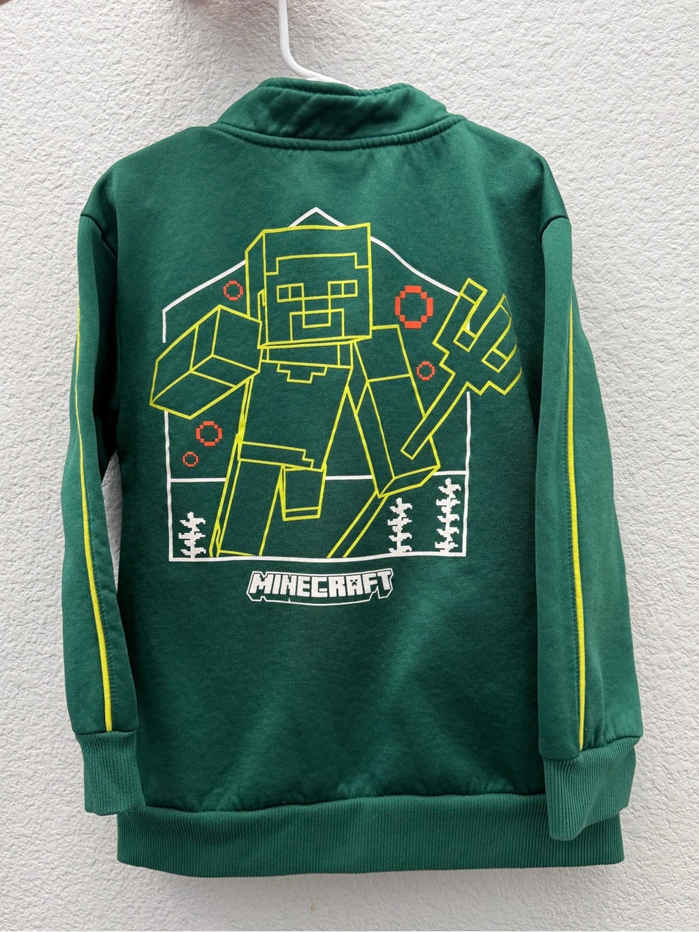 Green Minecraft Graphic Jacket